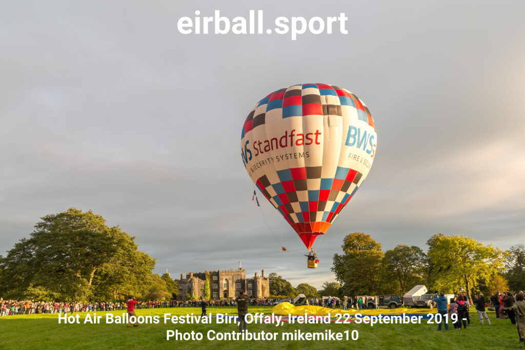Hot Air Balloons Festival Birr Castle, Offaly, Ireland 22 September 2019