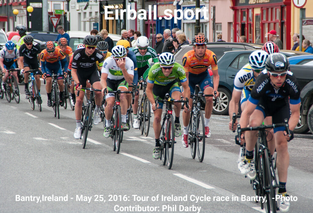 Bantry,Ireland - May 25, 2016: Tour of Ireland Cycle race in Bantry, Ireland